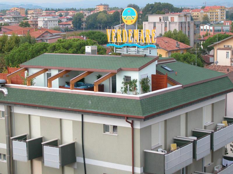 Hotel Verdemare Rímini Exterior foto